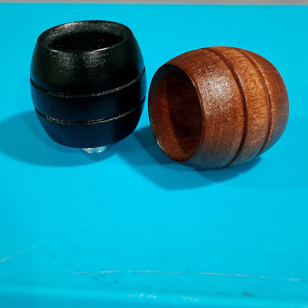 50 PCS Big wood bowls mixed colors black + brown for tobacco smoking pipes