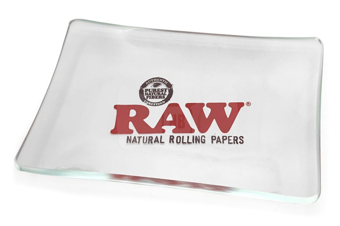 New! RAW Rolling Papers STAR GLASS ROLLING TRAY – Special Limited Edition 6 x 4″