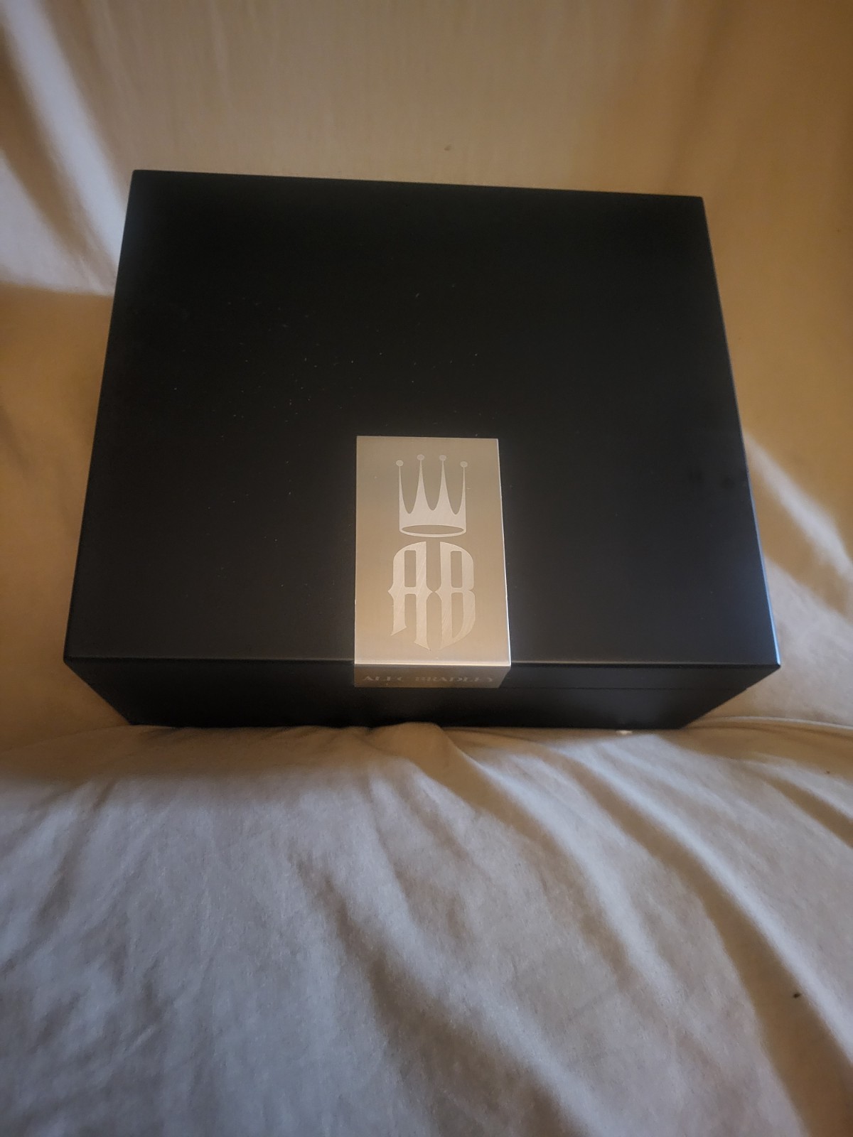 VISOL Marcus Black Matte, “Alec Bradley,” #VHUD60, humidor cigar box new