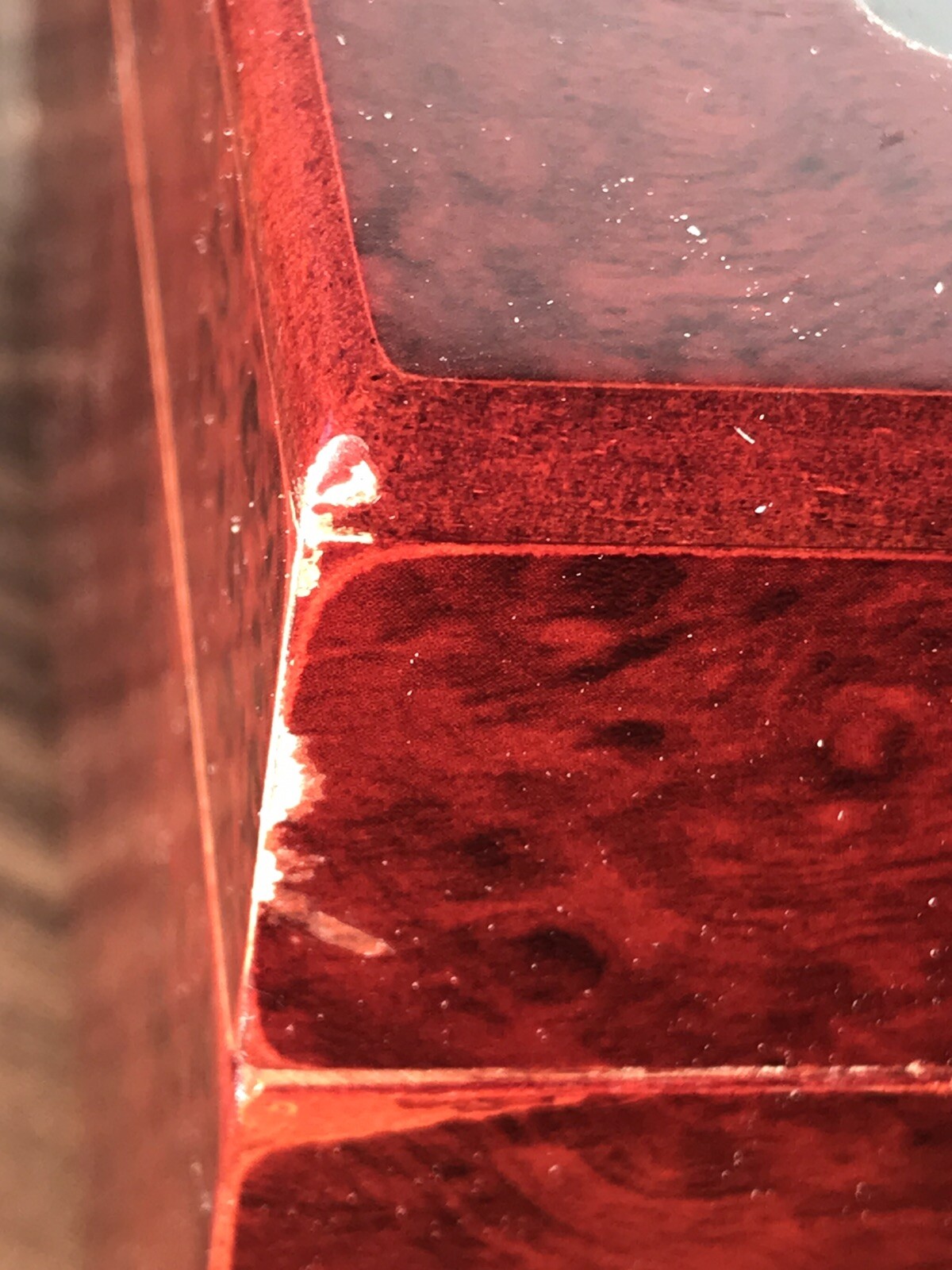 Cherry Wood Glass Top Cigar Humidor Cedar Lined, with Hygrometer With Filter
