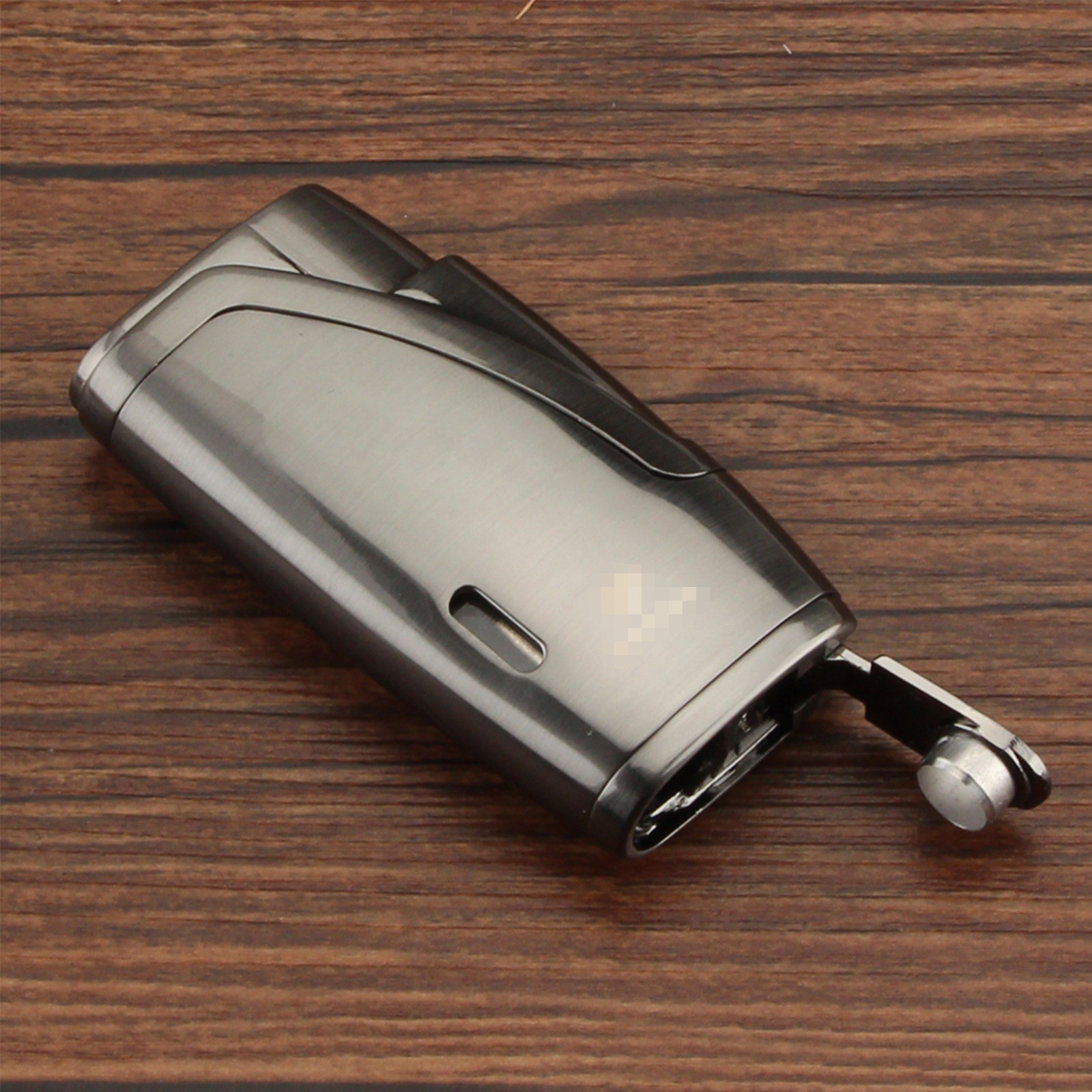 Galiner Travel Portable Leather Cigar Case Holder 3 Tubes Cigar Lighter Cutter