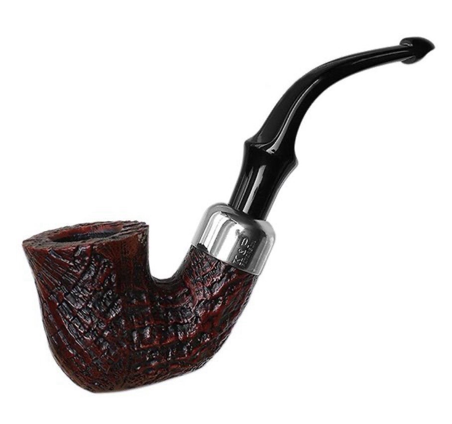Peterson System Standard 305 P-Lip Sandblasted Briar Tobacco Pipe Brand New