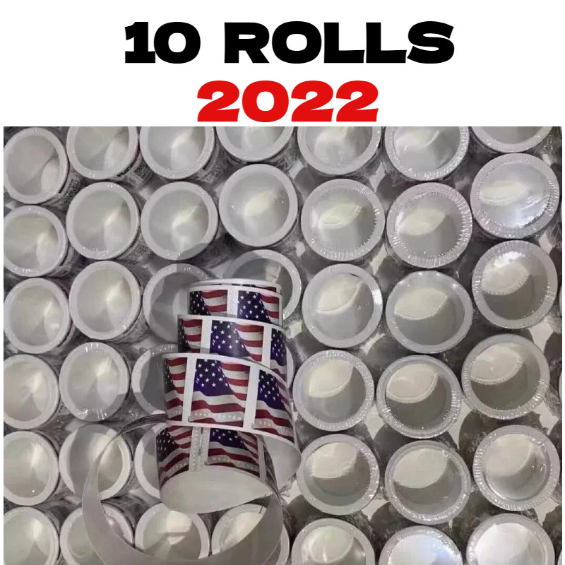 10 ROLLS 1000 pieces USPS FREE SHIPPING