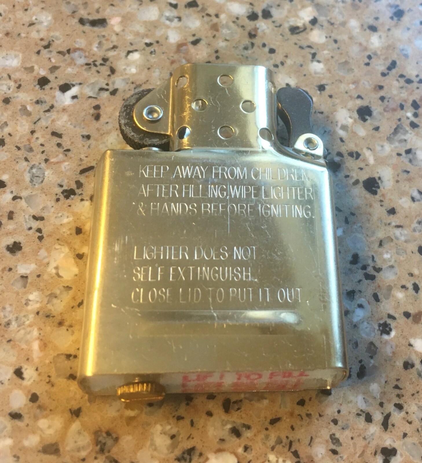 NEW Zippo Brass Lighter Insert – MADE IN USA – Genuine Zippo Brand – Insert ONLY