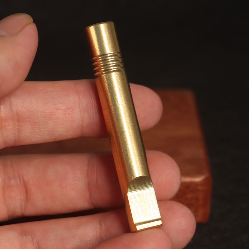 Brass Reusable Filter Tip Washable Pipe Holder Universal Size