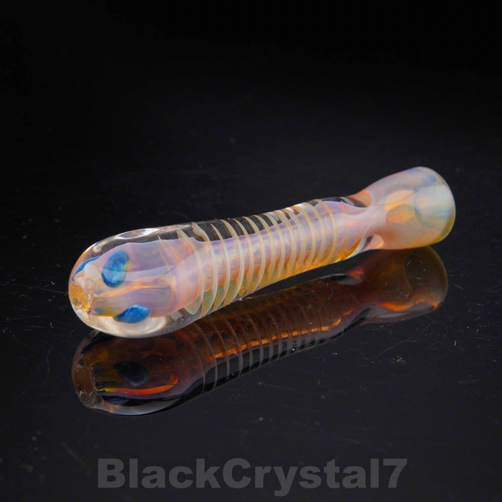 3.5 inch Handmade Gold Fumed Lava Flow Tobacco Smoking Bowl Small Glass Pipes
