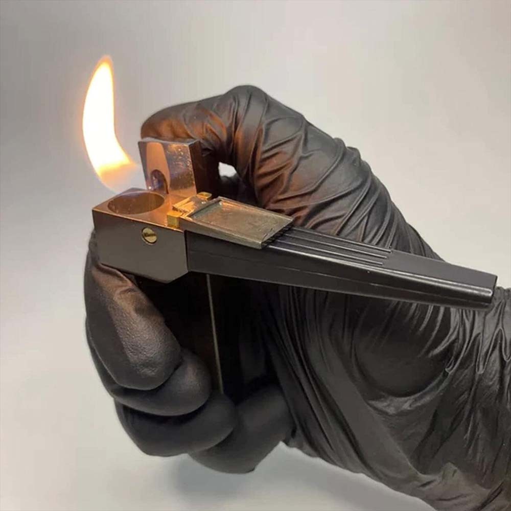 2 in 1 Foldable Metal Lighter Pipe Combination Portable Smoking Lighter 2025