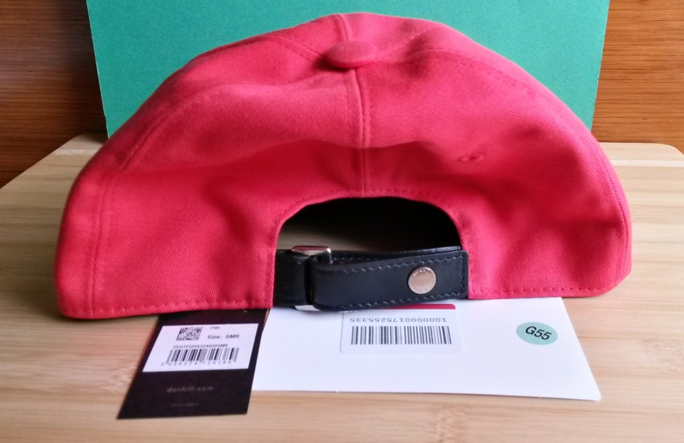 Dunhill Red Baseball Cap – NWT Retail $337
