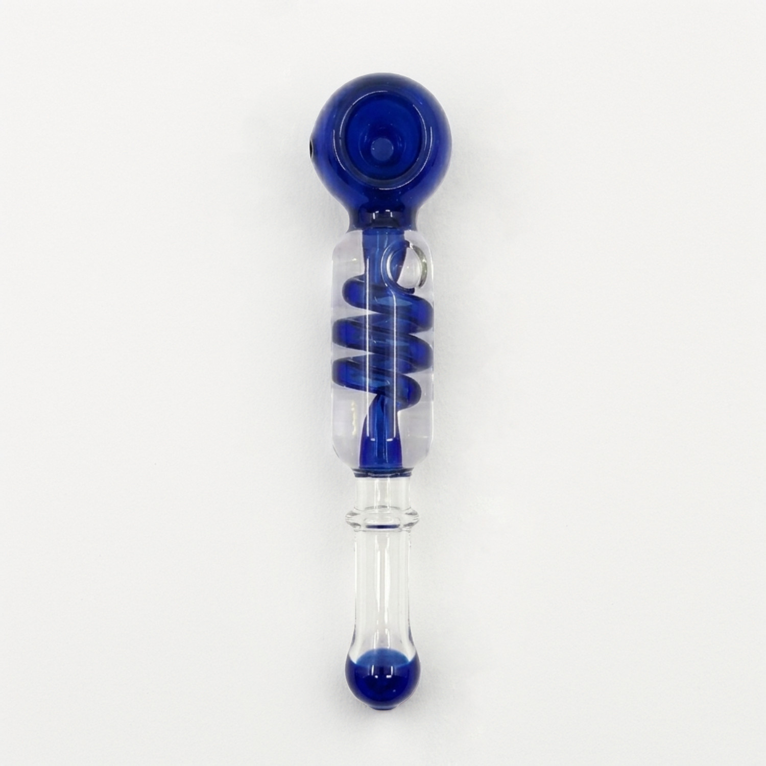 Freeze Pipe Glass 6.7″ Hand Pipe – Freezable Glycerin Cooling Glass Water Pipe