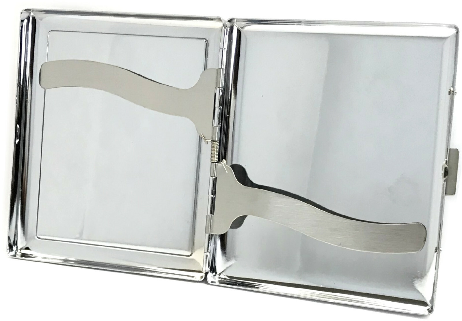 Eclipse Studded Red & Silver Crushproof Metal Cigarette Case, Kings, 3102ST20P