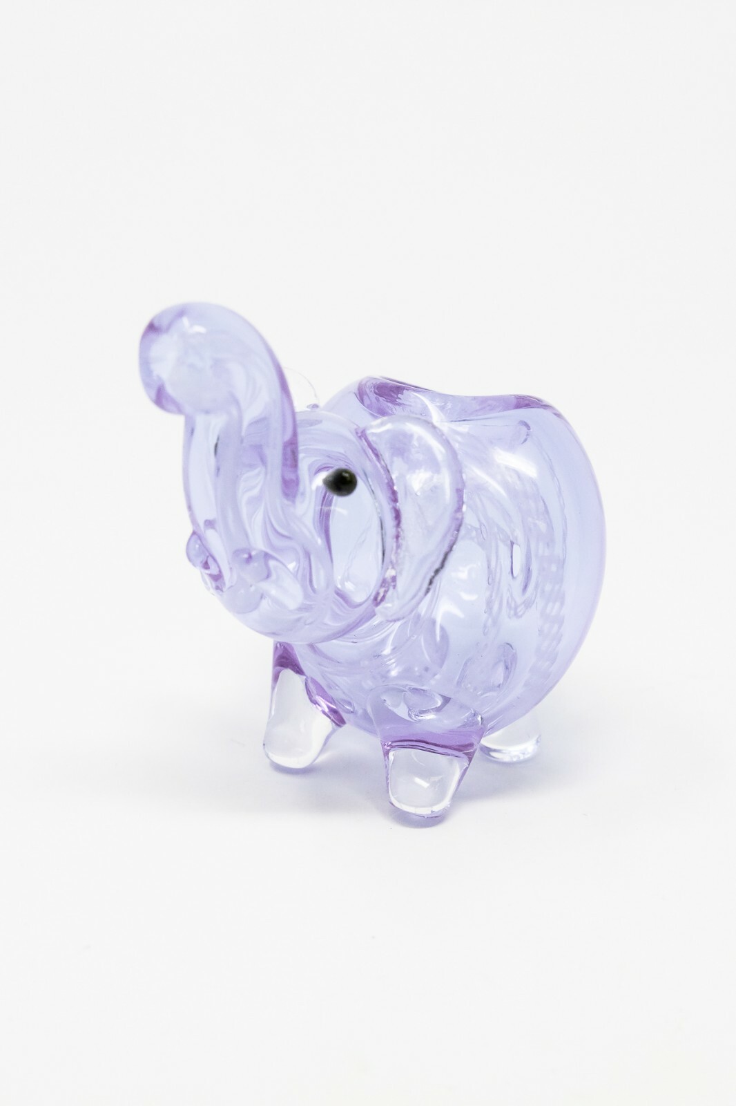 3″ Collectible Lavender Elephant TOBACCO Glass Hand Smoking Pipe – Fast Shipping