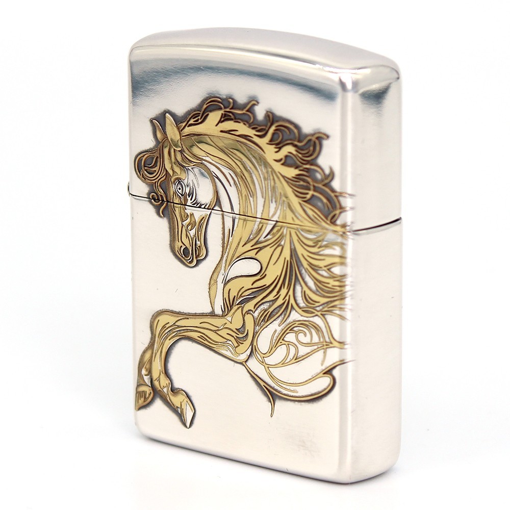 Zippo lighter 162 Armor Custom 3D Rendering/ Year of the Horse Achieve Success