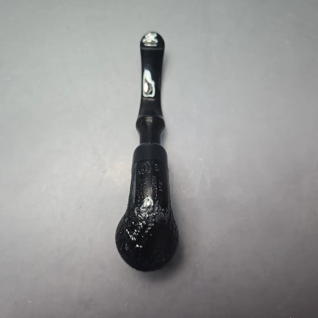 Peterson 2025 Halloween Pipe 317 Sandblasted Bent Billiard Briar Pipe, New