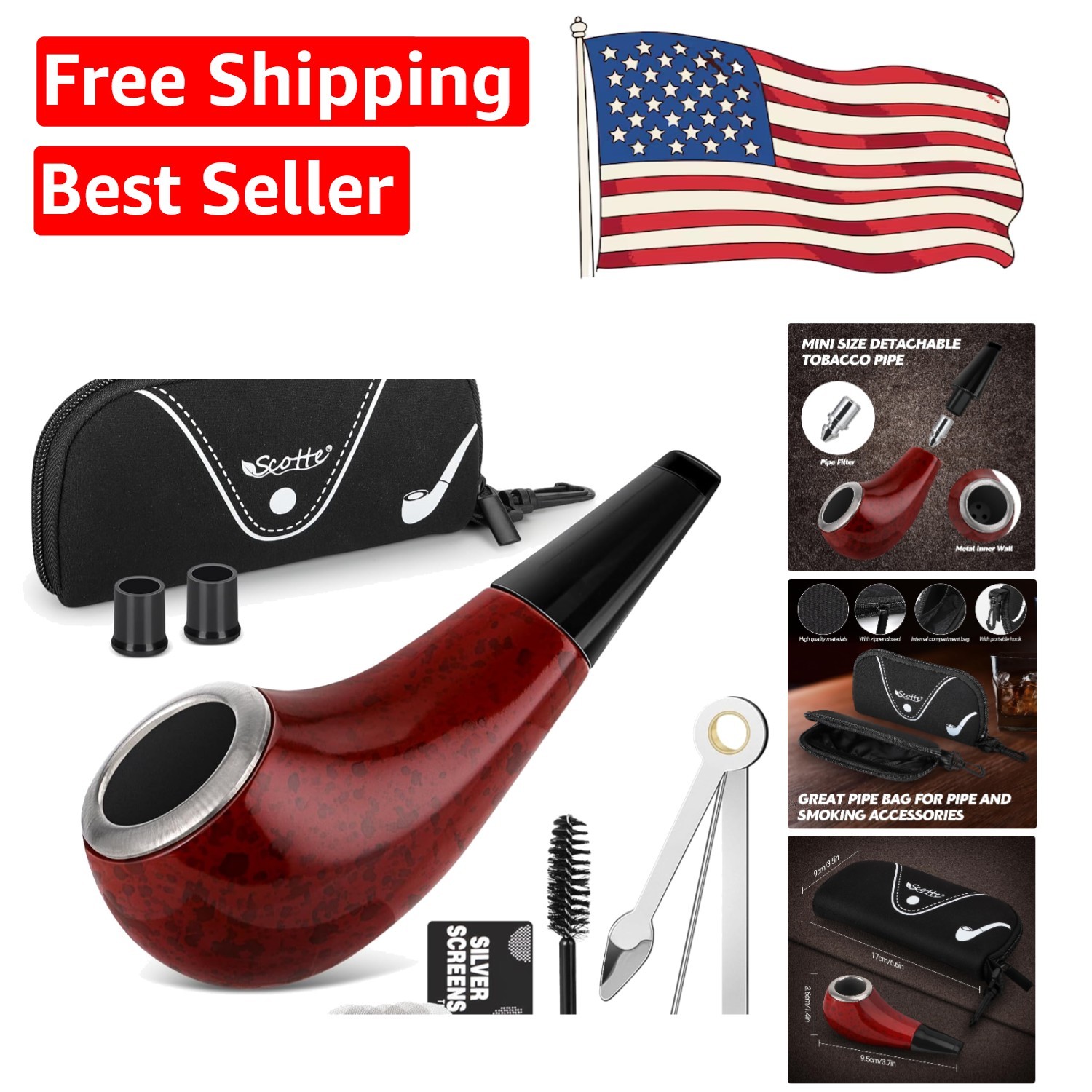 Stylish Cone-Shaped Small Pipe – Durable Resin Construction for Quality Smoking