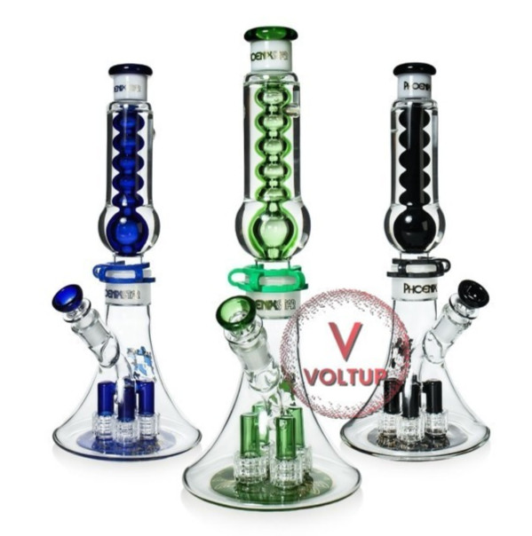 Phoenix Star 14’’Modular Design Freezable Bong with 4Showerhead Percs AUTHENTIC✅