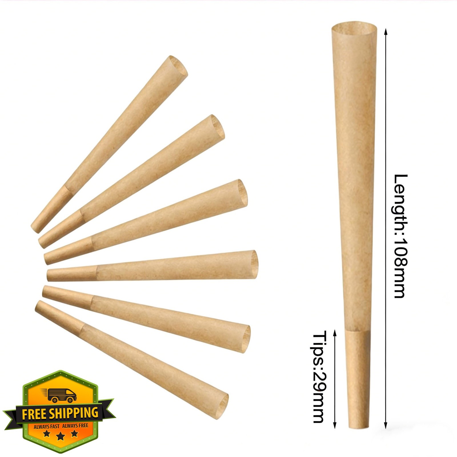 CHICONE 200 Rolling Paper Cones King Size