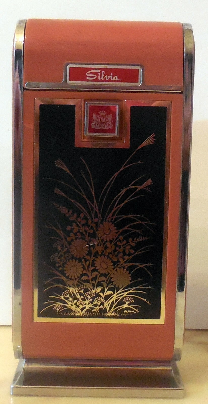 VINTAGE MUSICAL carillon CIGARETTES METAL CASE SILVIA DANDY MATE JAPAN 1970s