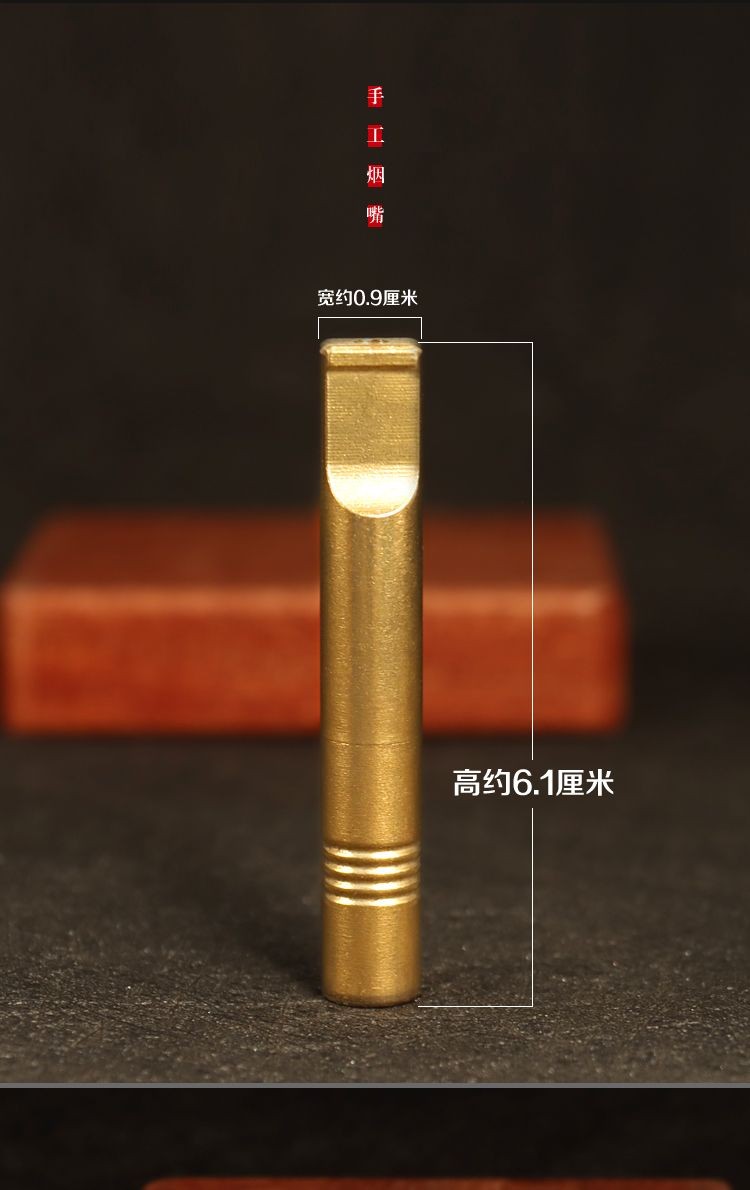 Brass Reusable Filter Tip Washable Pipe Holder Universal Size