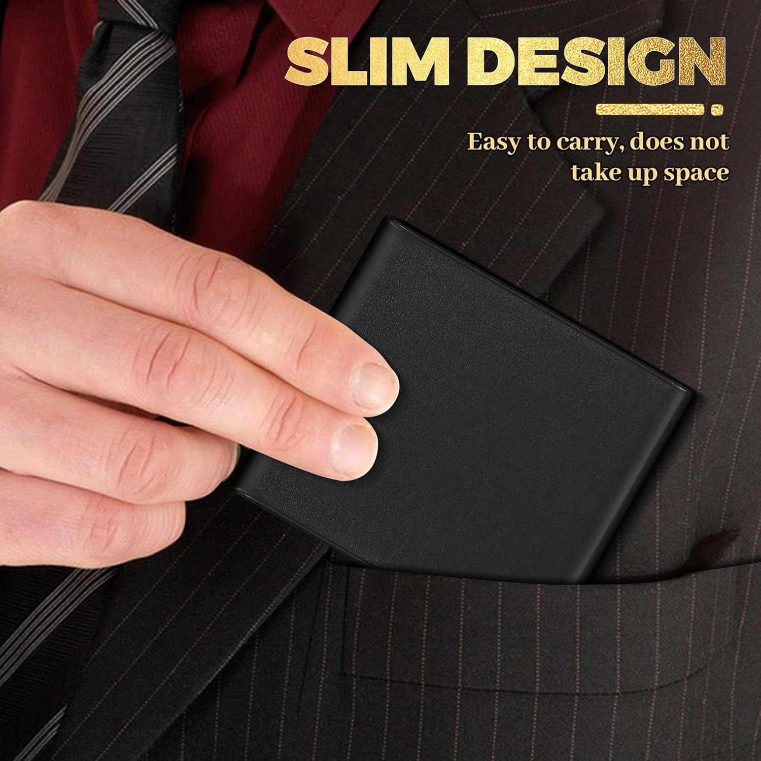 Cigarette Case with Lighter for 84MM King Size, Smell Proof, Ultra Slim, Leather