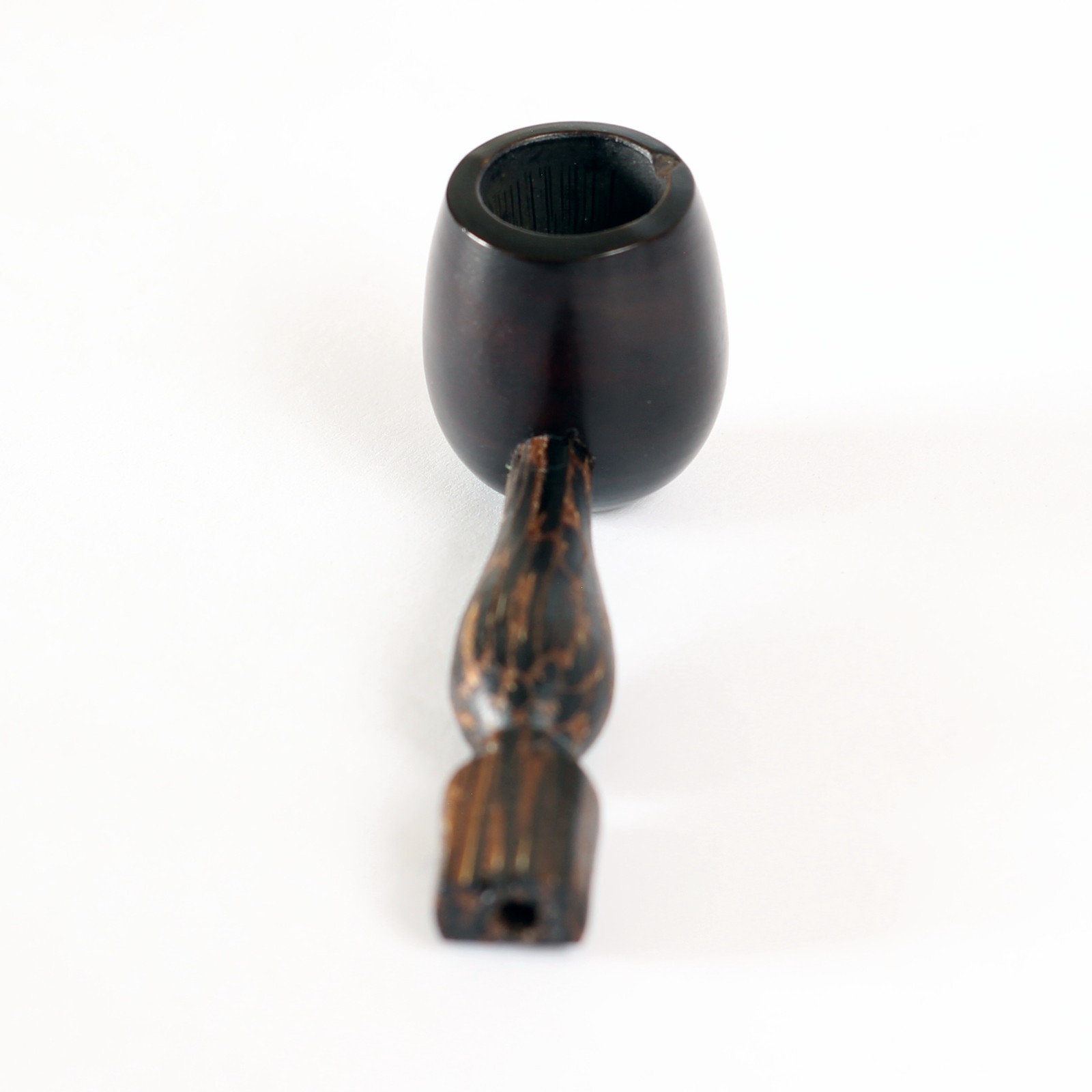 Feather pipe & Mini Fish Pipe Hand Carved Smoking Pipe Tagua Wood TPFsh