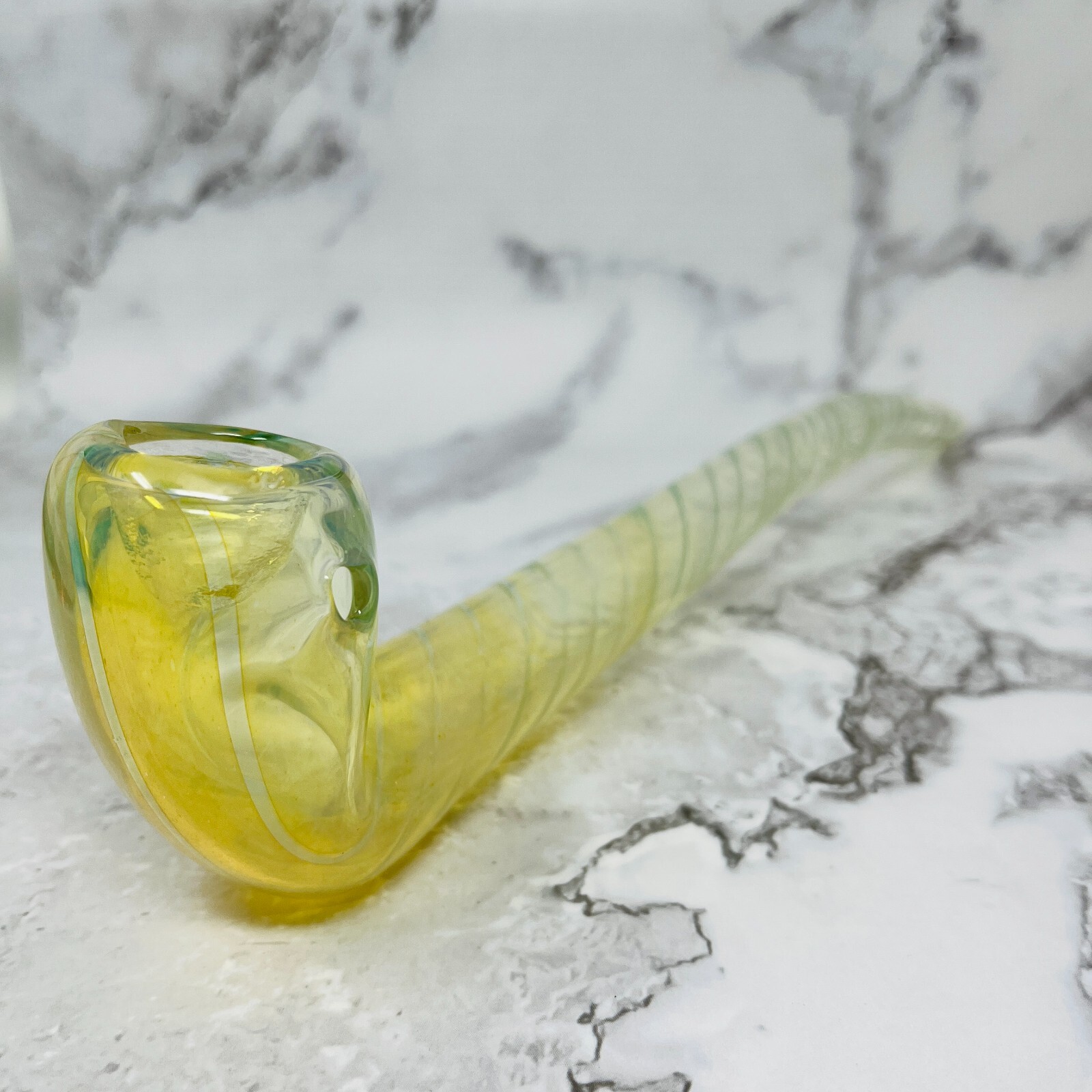10.5″ Handmade Thick Blue Gandalf Sherlock Tobacco Smoking Bowl Glass Pipes