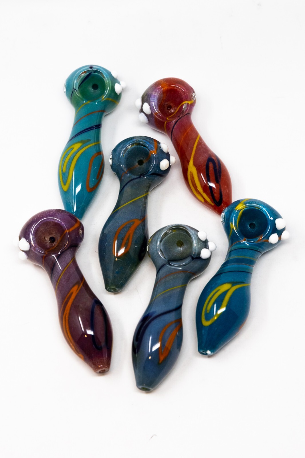 4″ Collectible Galaxy TOBACCO Glass Handmade Smoking Pipe – Assorted Colors