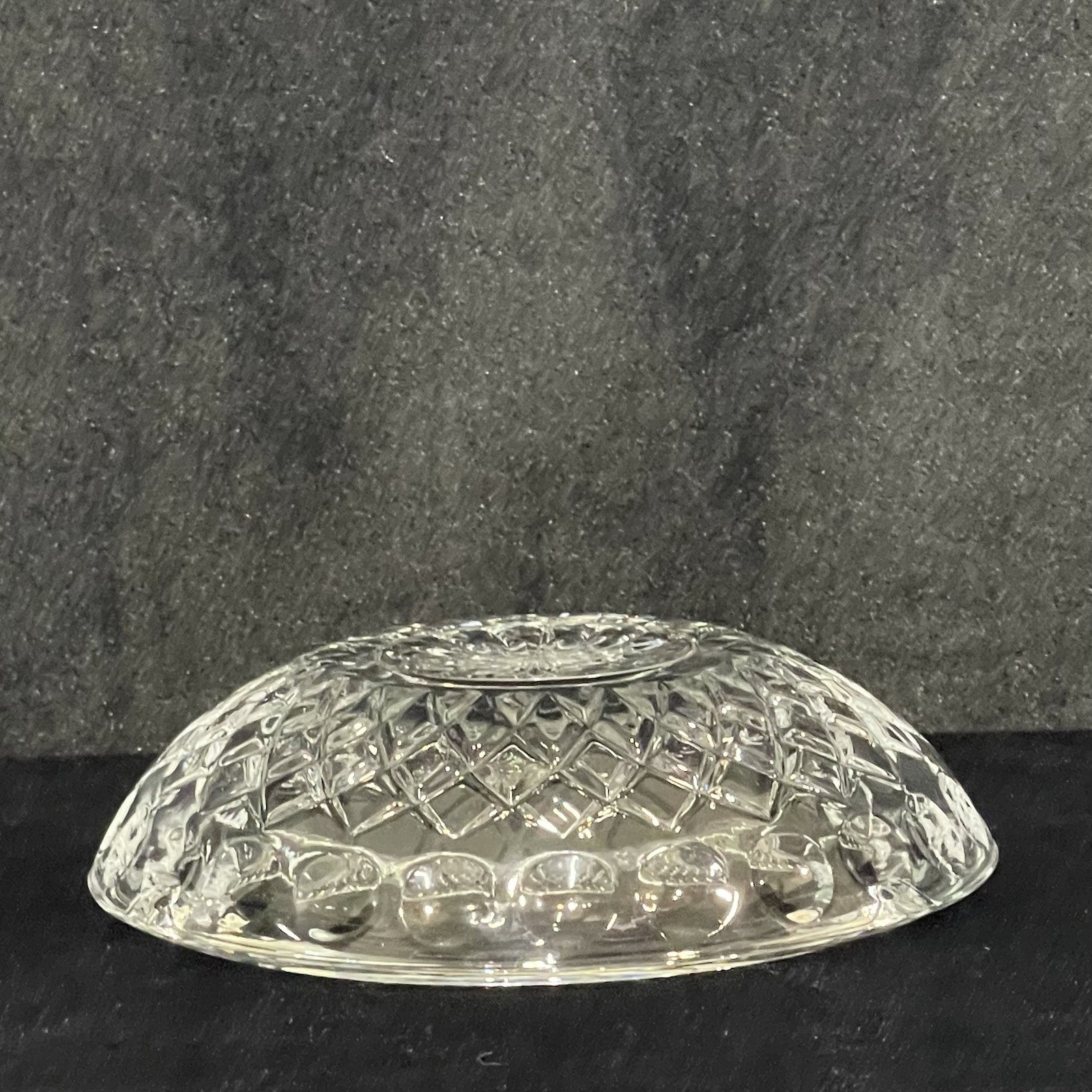 Vintage Princess House Highlights Lead Crystal 7″ Heavy Bowl Candy Dish Ashtray