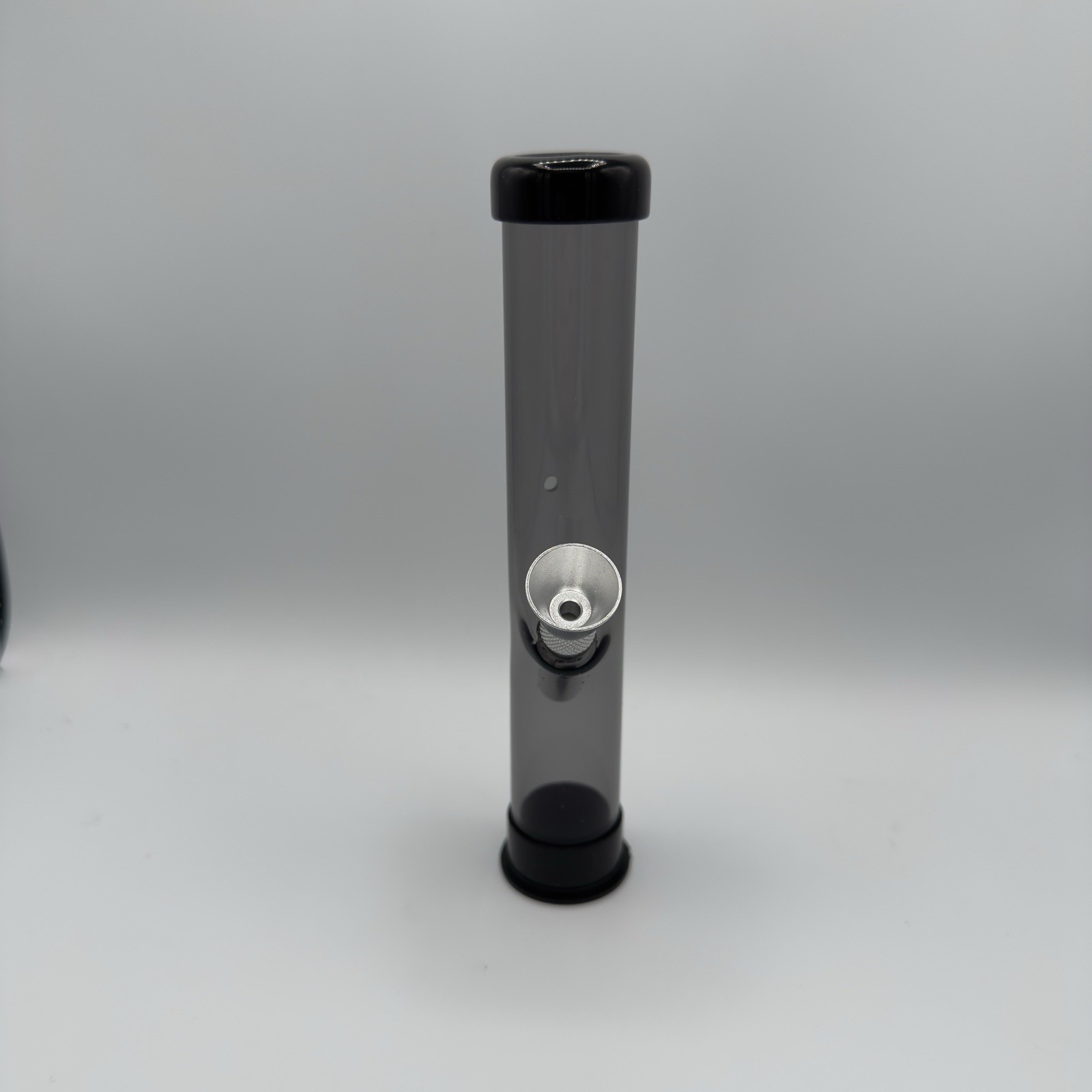 6″ Acrylic Plastic BLACK Bong Traveler Portable Small Water Pipe Hookah Bong