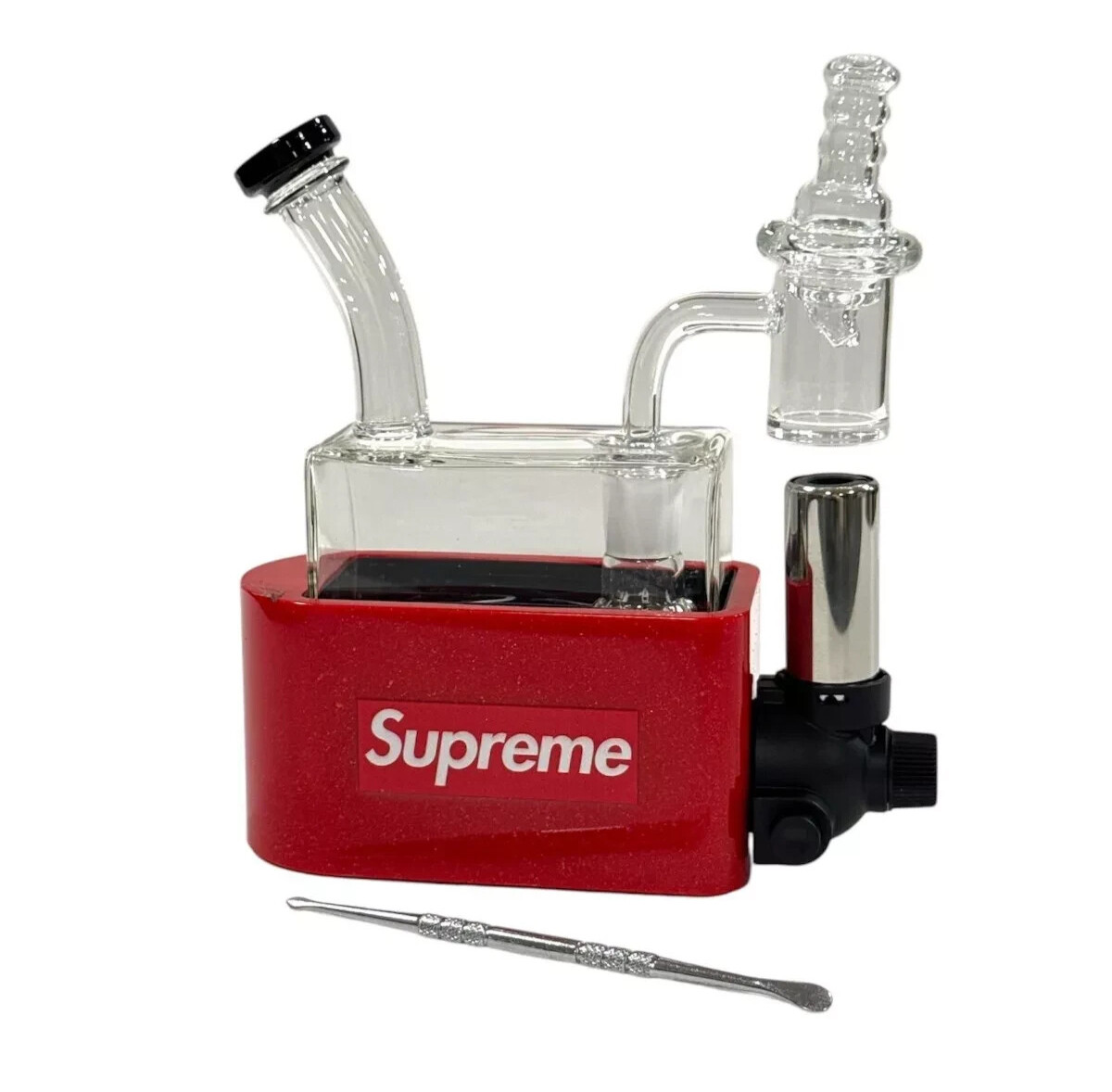6.5” Portable Water Pipe | Hybrid Acrylic & Glass | Travel-Friendly Bong