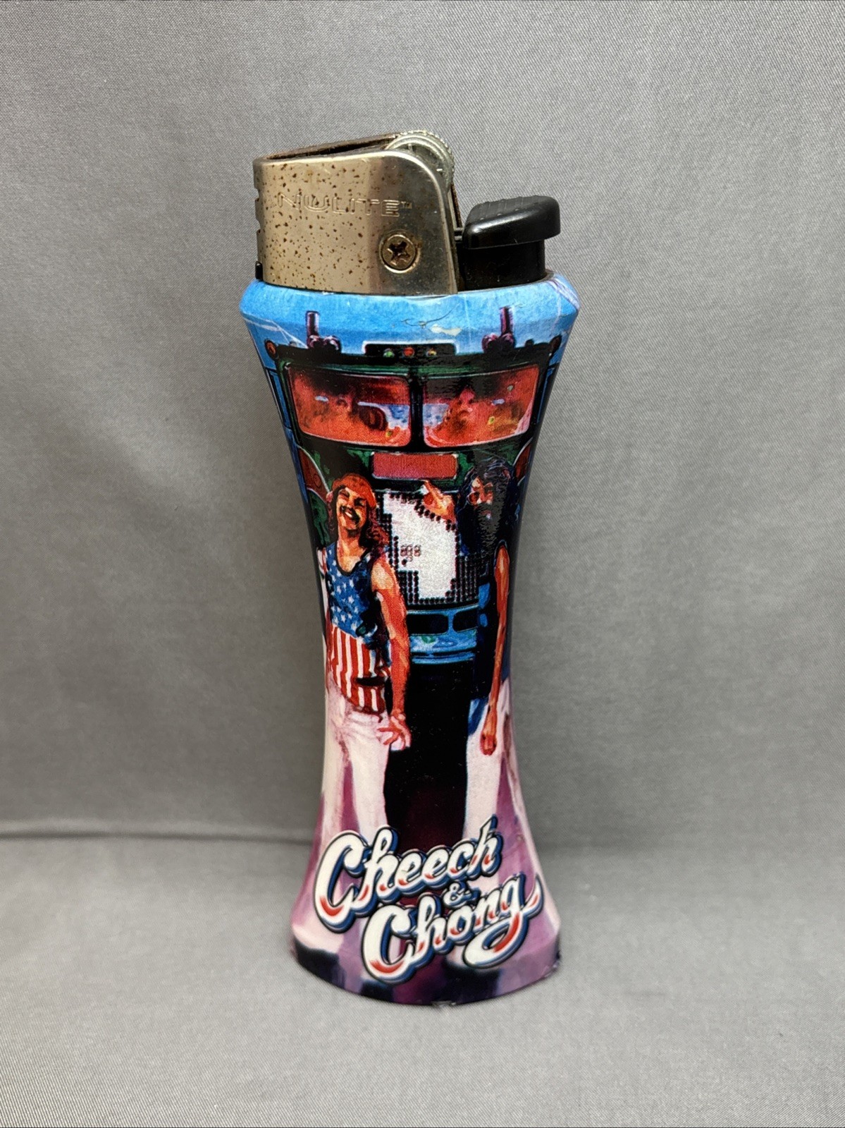 Cheech & Chong Jumbo Novelty lighter Refillable Nulite Weed Comedy Bottle Opener
