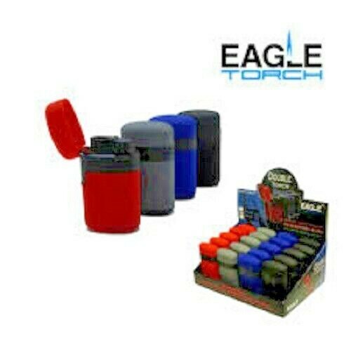 Eagle Torch Double Torch Lighter PT#130DT Butane Refillable W/Safe Stop 4 Color