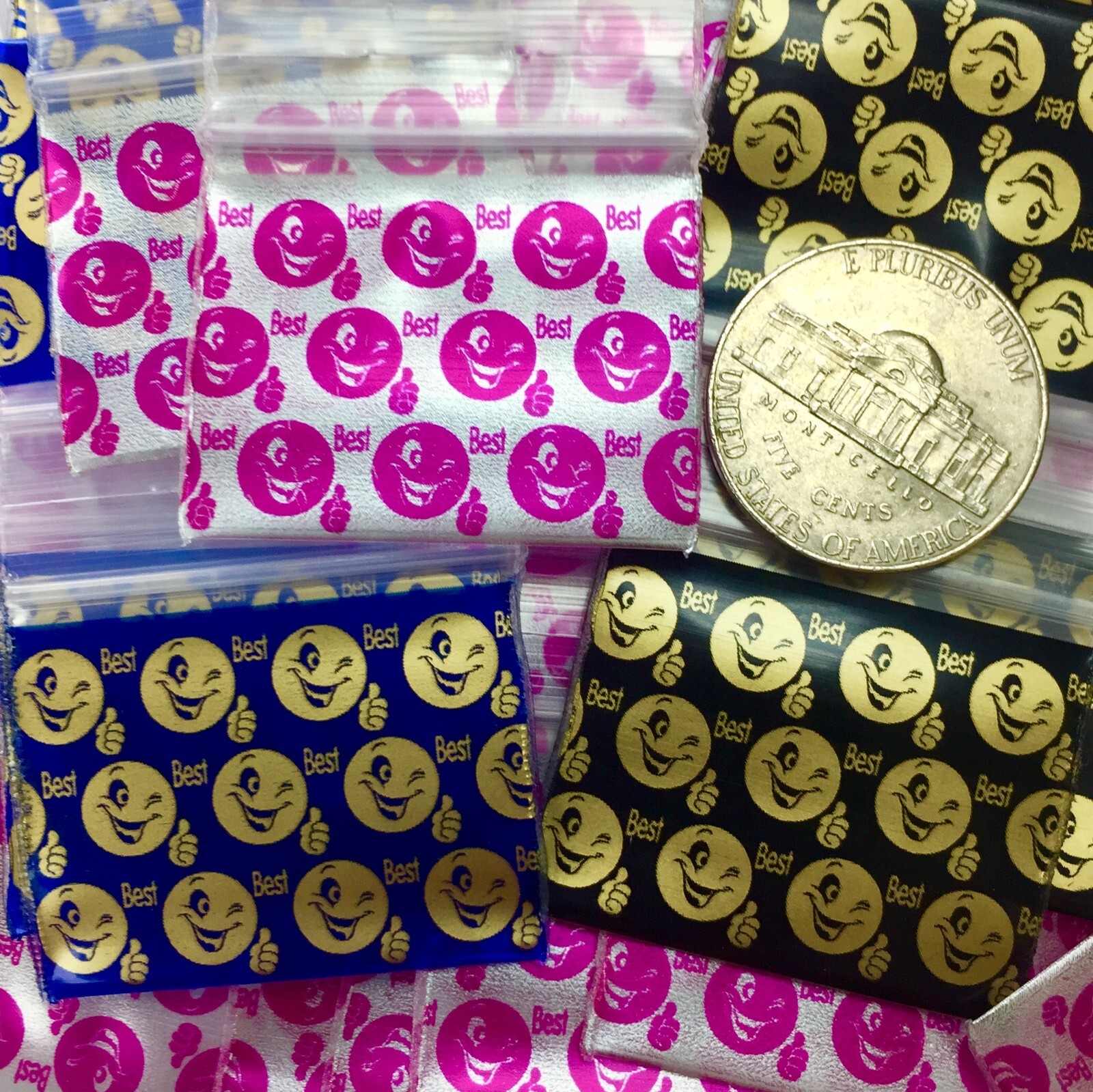 12510 MINI Zip Loc Zip Seal CLEAR BAGS 2.5 MIL 1000PCS 1.25″ X 1″, 👀Details🔽