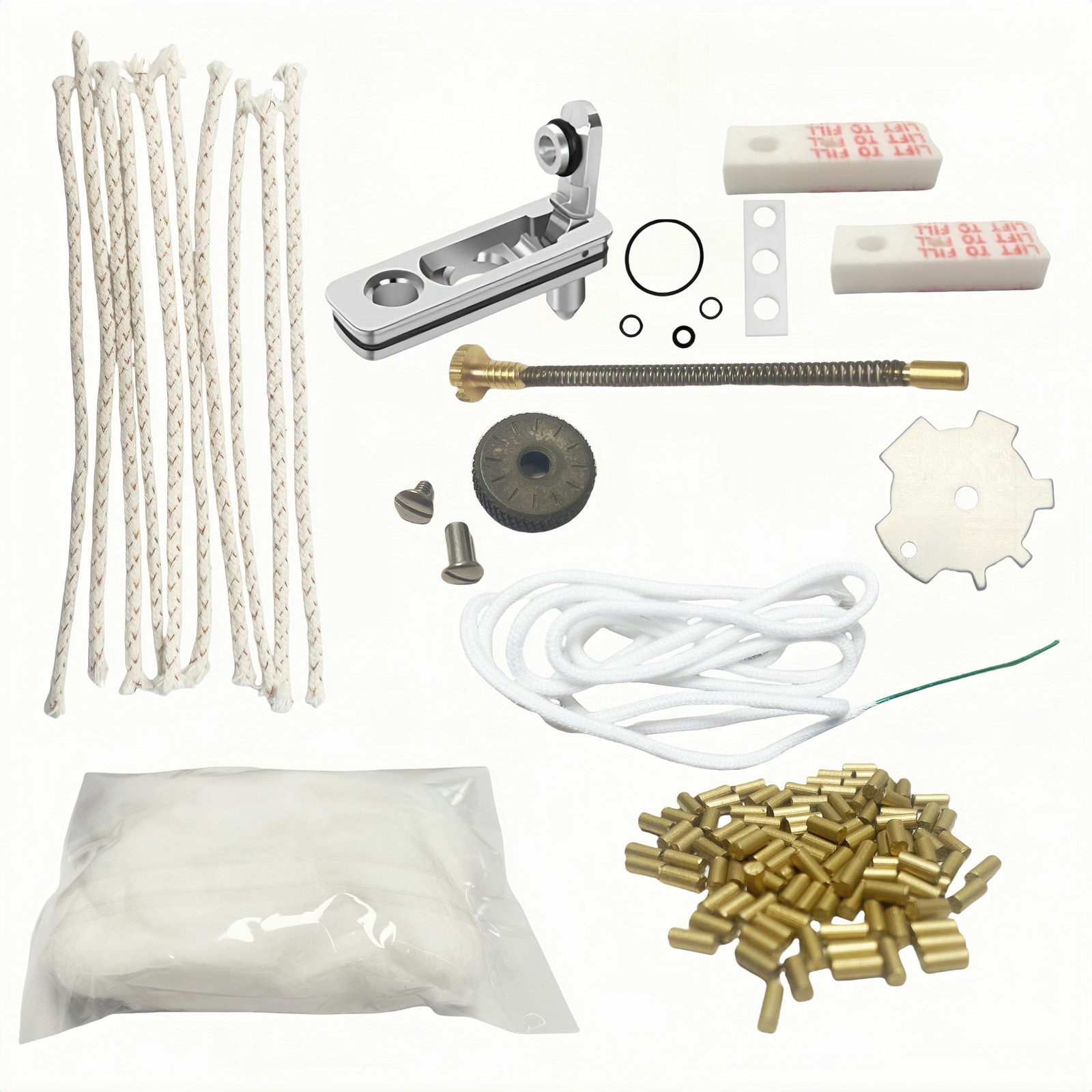WASYDY Lighter Repair Kit,Flint Wick Set Compatible with Zippo Lighters,AntiE…