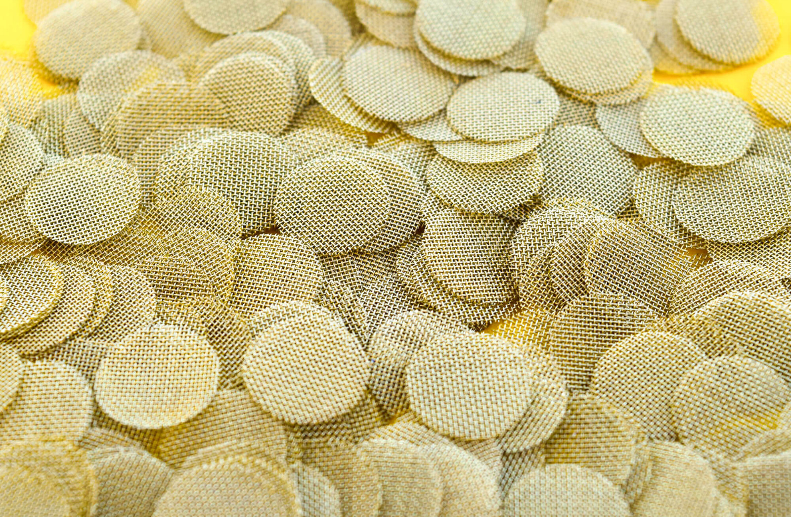 100 count – 1/2 inch Brass Pipe Screens – Heavy Duty, Free Shipping, USA Made