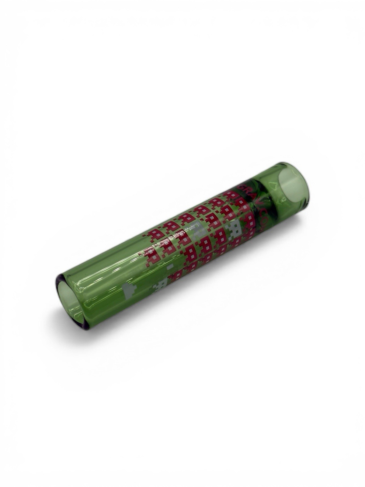 GRAV 3″ Whimsical Taster Glass Pipe One Hitter 16mm – Retro Gamer – Green