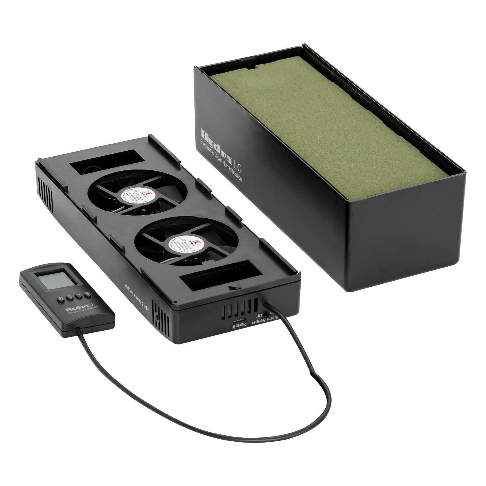 Hydra-LG Commercial Series Electronic Cigar Humidifier with LED Display Black