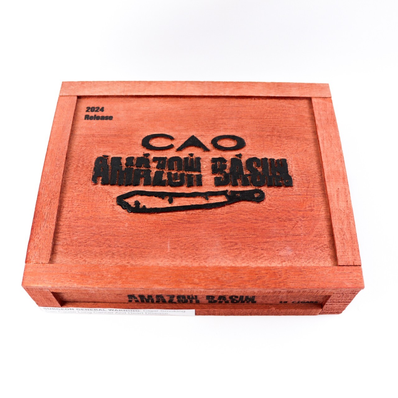 CAO Amazon Basin 2024 6 x 52 Empty Wood Cigar Box 8.75″ x 7″ x 2.25″