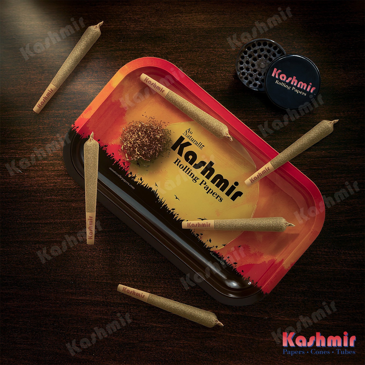 Unbleached 1 1/4 Size Pre Rolled Cones 200 Pack Classic Rolling Cones Kashmir