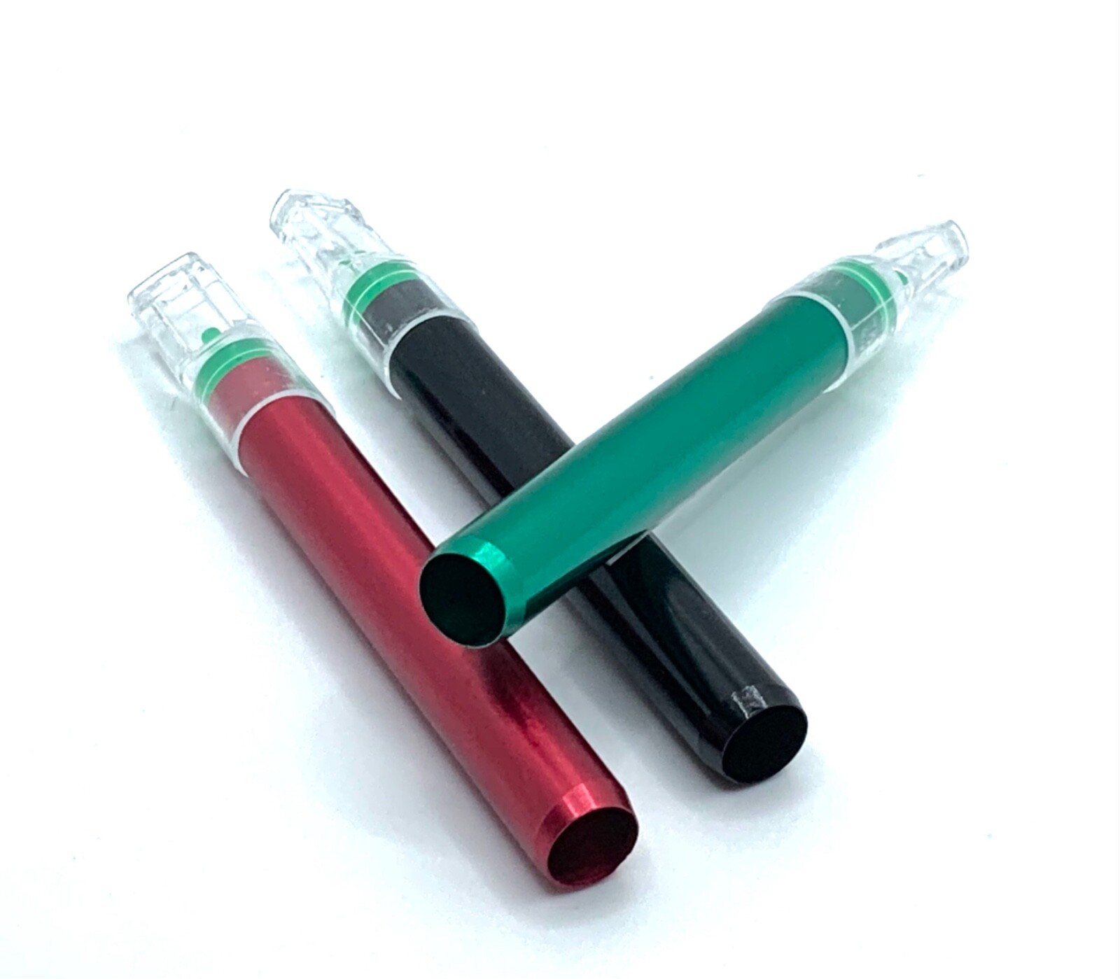 3 X Metal Smoking Pipes With Tips, One Hitter Works In Dugout SAME DAY SHIP