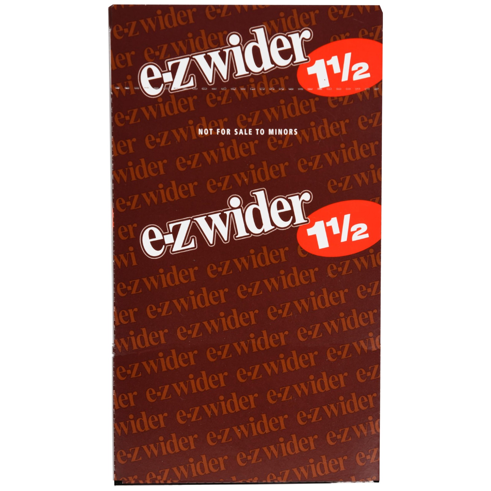 E-Z Wider – 1 1/2″ Classic Brown Rolling Paper – Box of 24 Booklets with 24 L…