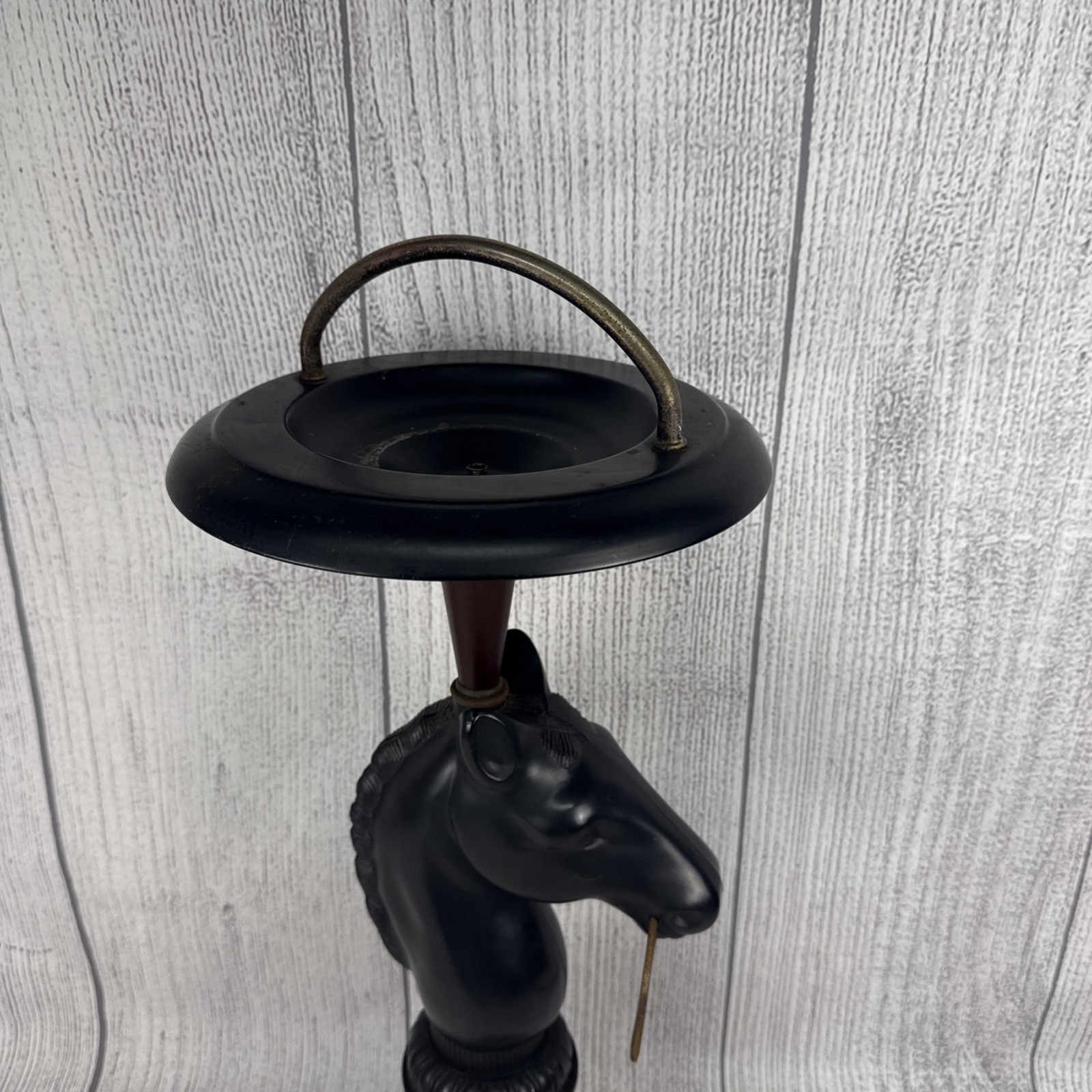 Vintage Horse Head Ashtray Stand MCM – Great Condition – Needs Tray