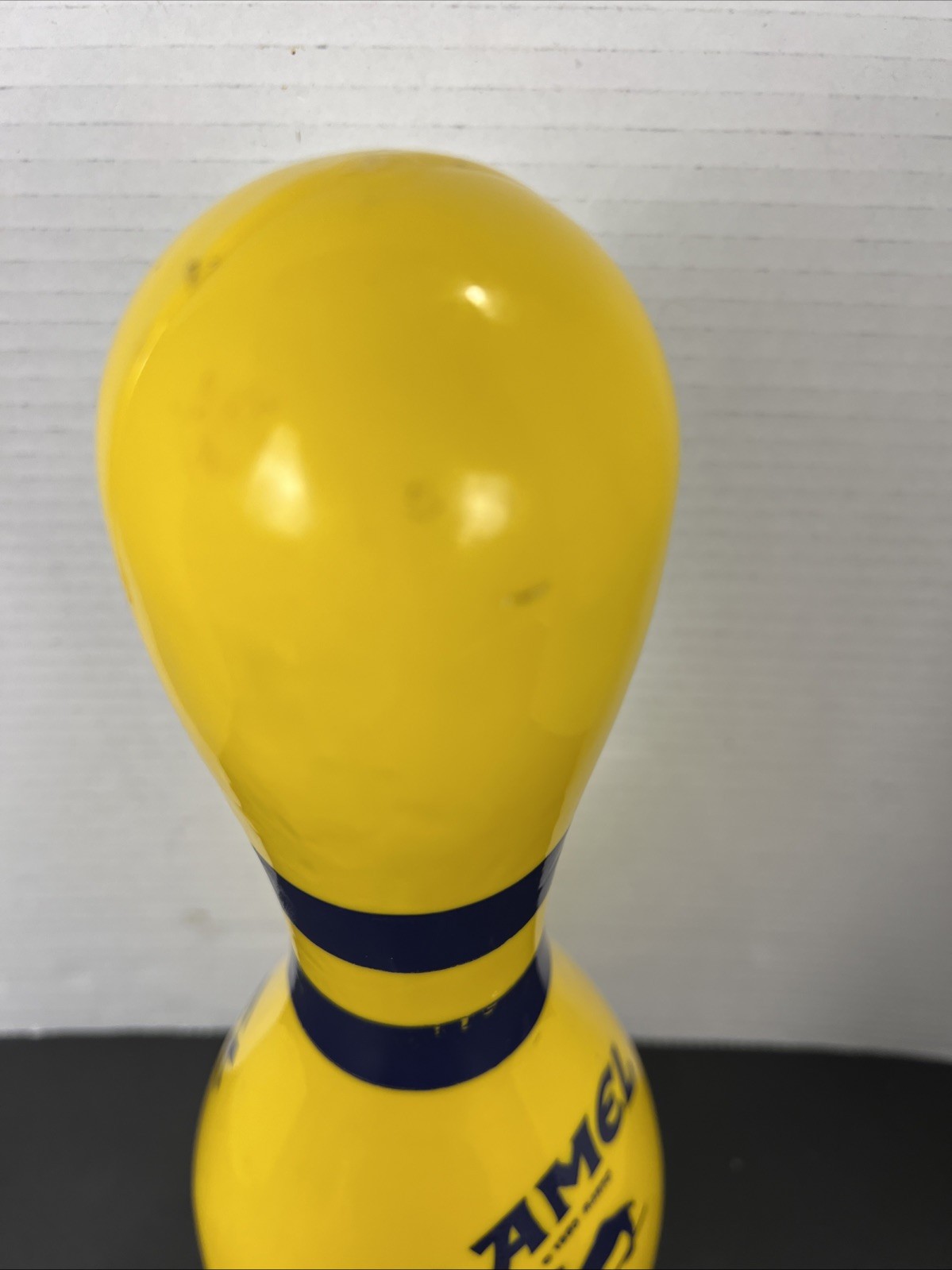 Vintage Camel Cigarettes Real Bowling Pin Prop Tobacciana 15”