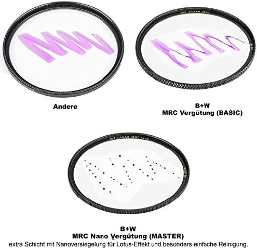 B+W 62mm Master High Transmission Kaesemann Circular Polarizer MRC Nano Glass