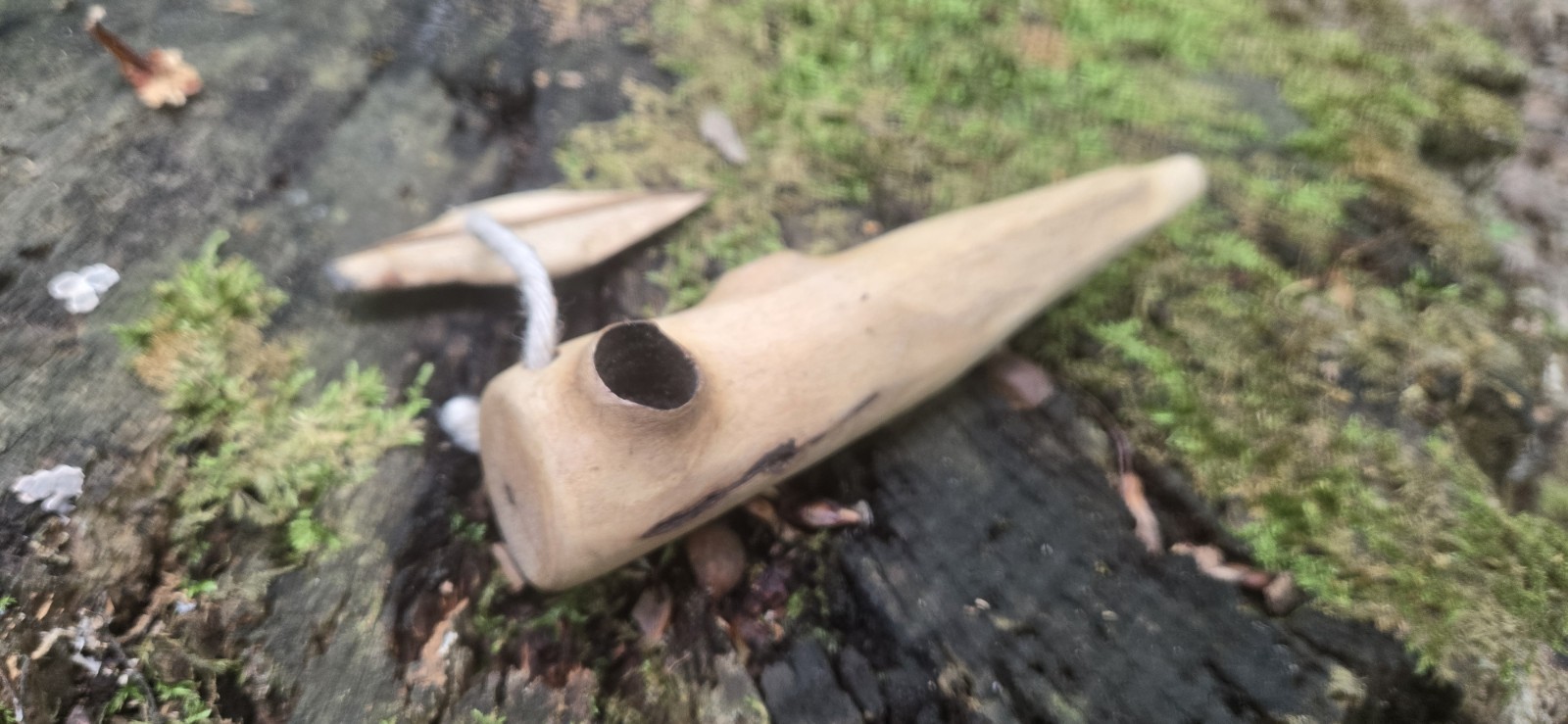 Handmade Beige Wooden Tobacco Smoking Pipe Handcrafted Wooden Tobacco Pipe