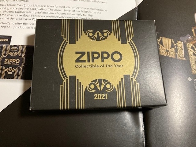 Zippo Limited Edition Lighter 2021 COTY Art Deco 49500 New In Box