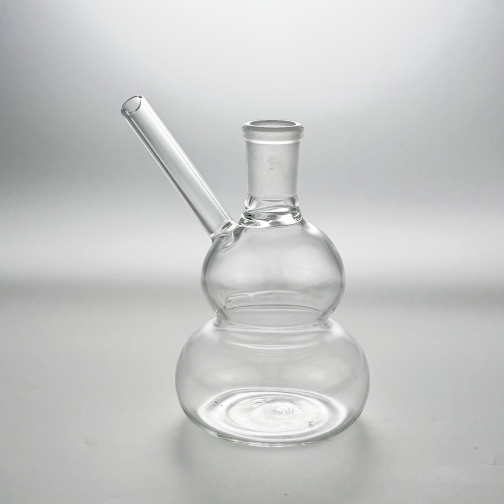 Portable 4″ Glass Bong Gourd Smoking Water Pipe Hookah Bubbler W/Tool Box SET