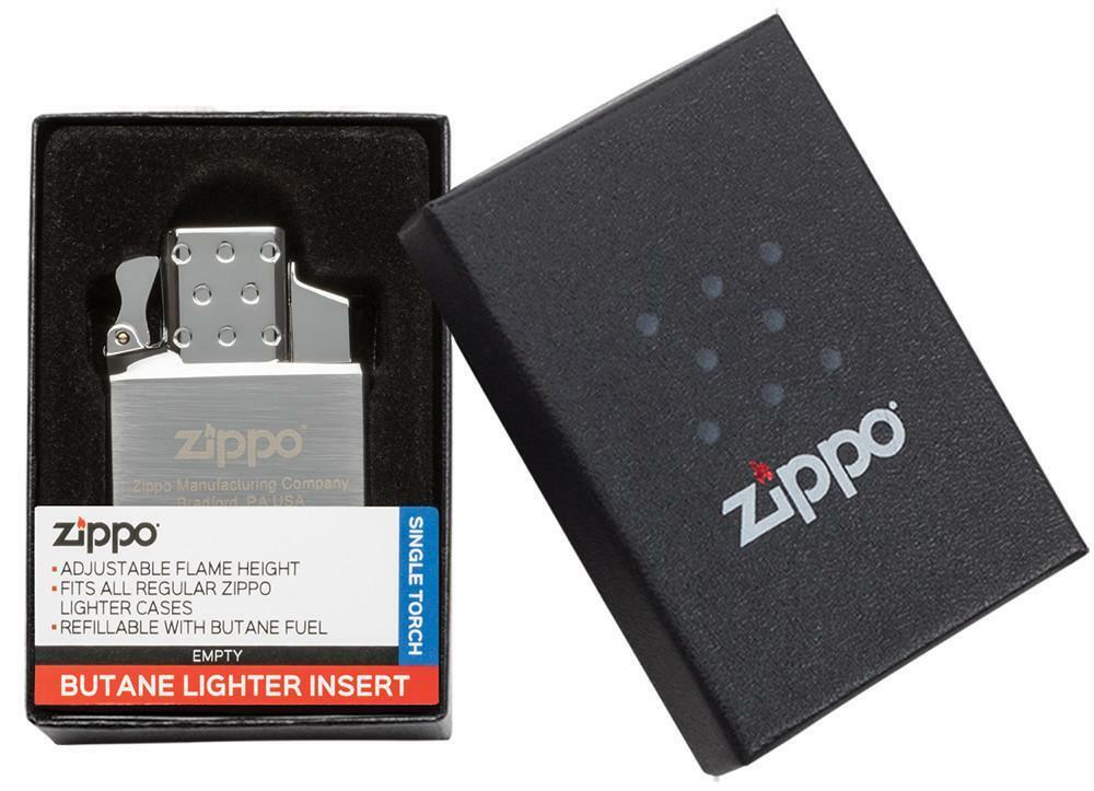 (6) Zippo Butane Lighter Inserts Single Jet Torch Fits Regular Zippo Model 65850