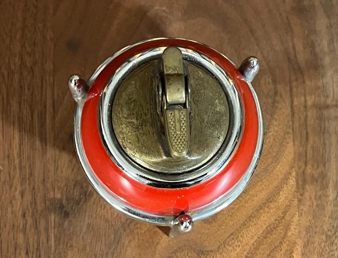 Vintage Sputnik Rocket Tabletop Oil Lighter Atomic 50’s For collectors