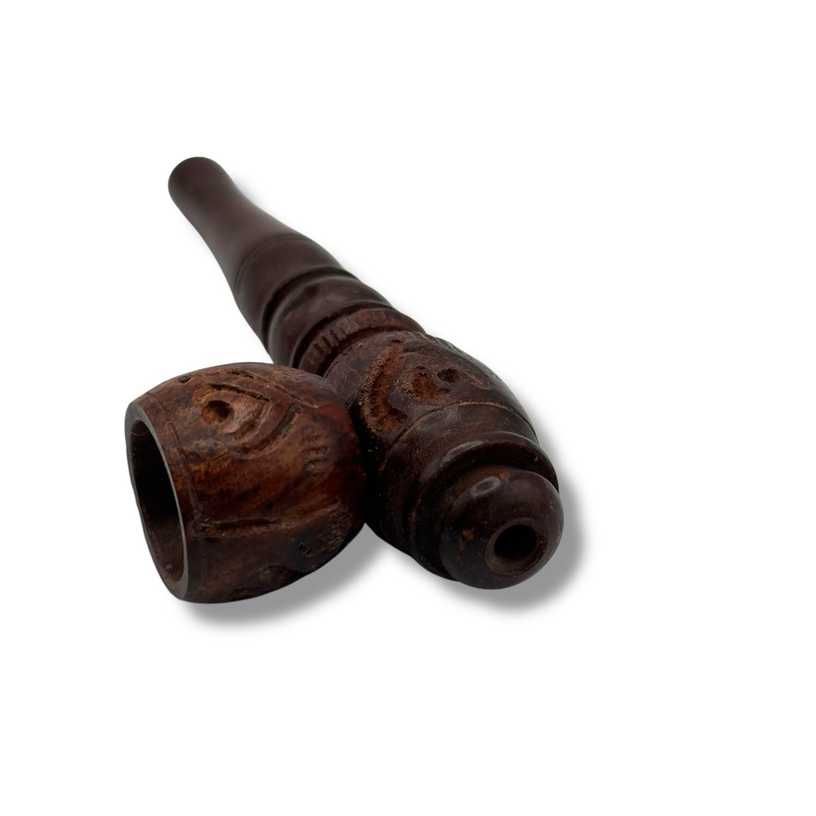 5” Tobacco Wood Smoking Hand Pipes Bowl Carved Wooden Pipes Rosewood Pipe