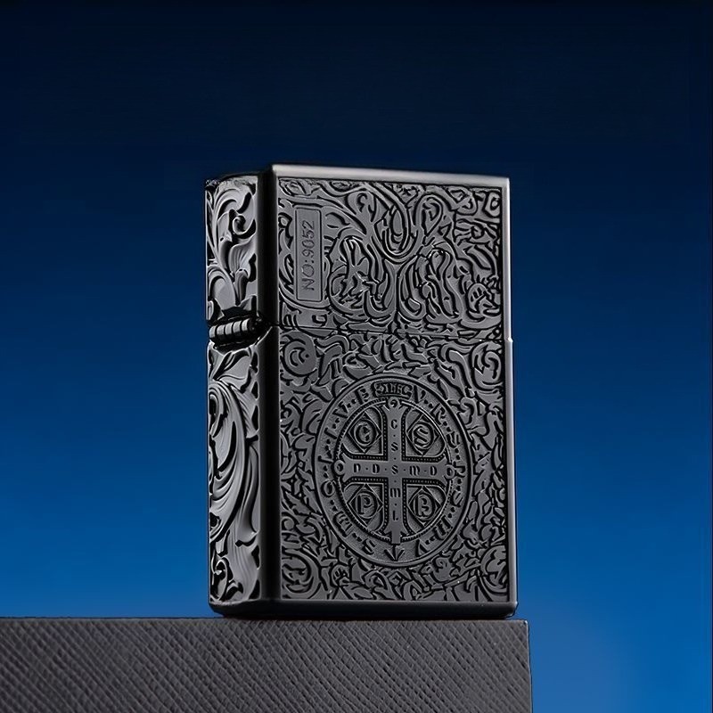 ZORRO Black Titanium Constantine Armor Windproof Kerosene Lighter Luxury Pro